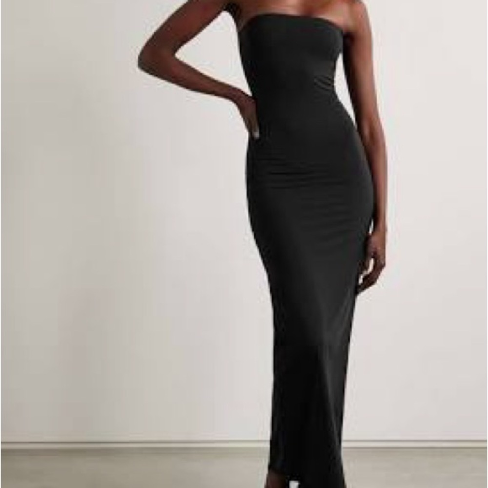 Skims Fits Everybody Tube Dress Bandeau Onyx